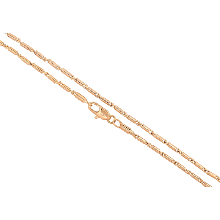 Ланцюжок Xuping колір Позолота 18K Плетіння Циліндри довжина 45см х 2мм фото №7