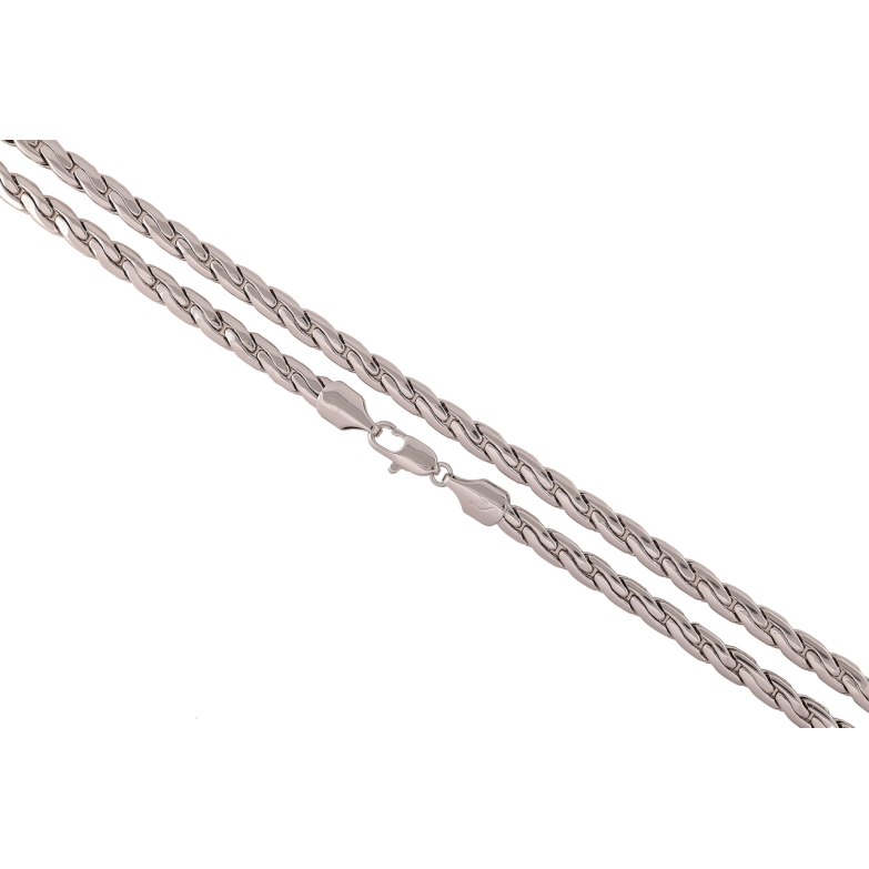 Цепочка Xuping Родий Плетение Фантазийное длина 50см х 5мм фото №1