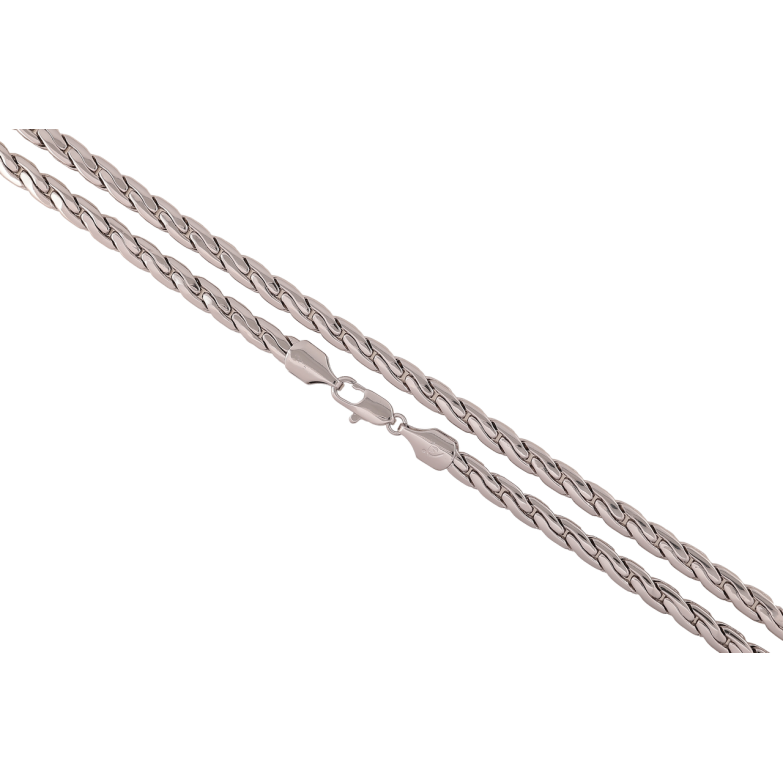 Цепочка Xuping Родий Плетение Фантазийное длина 55см х 5мм фото №10