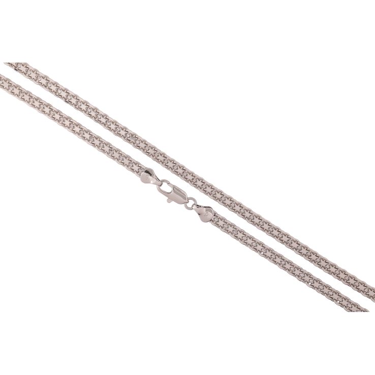 Ланцюжок Xuping Родій Плетіння Італійський Бісмарк довжина 60см х 5мм фото №2