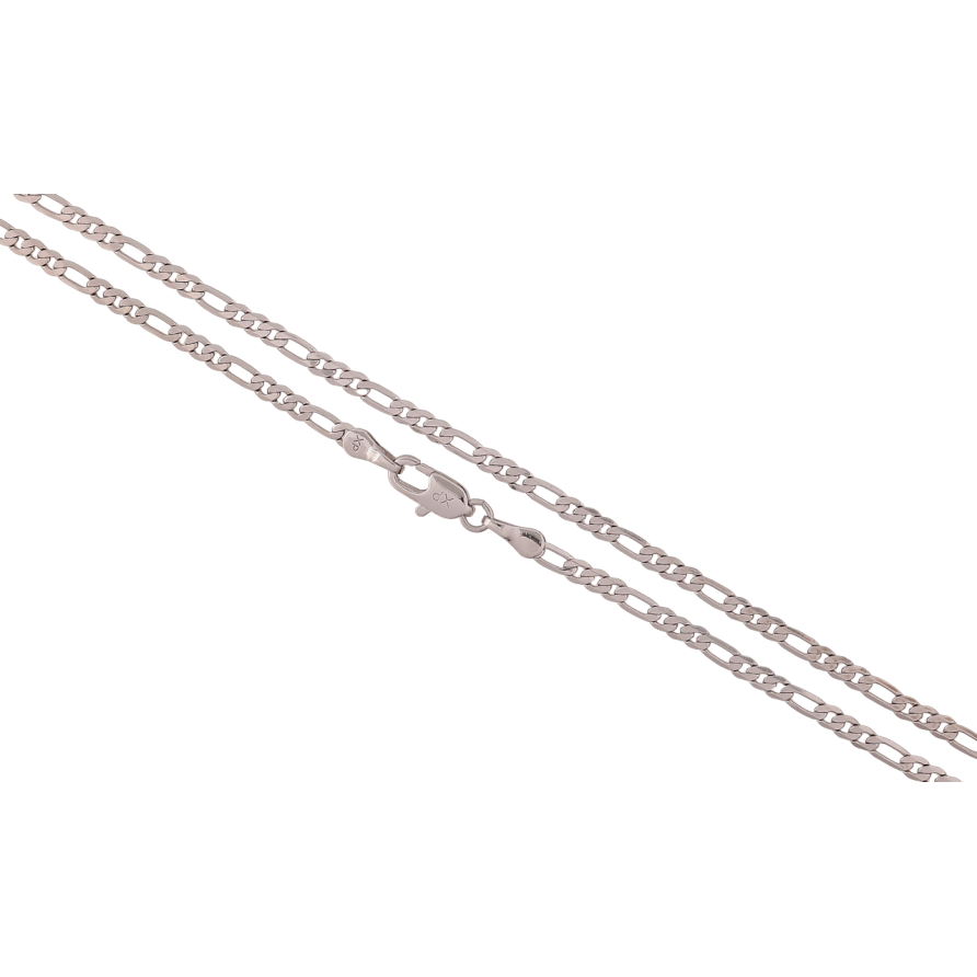 Цепочка Xuping Родий Плетение Фигаро длина 45см х 2.5мм фото №1