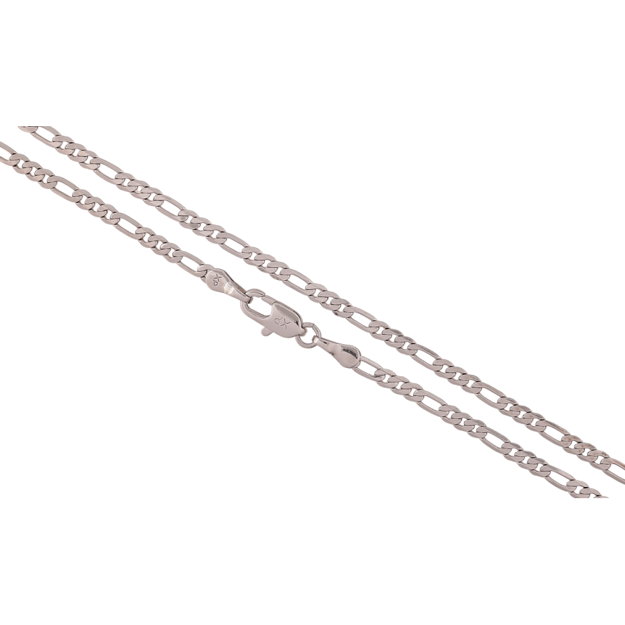 Ланцюжок Xuping Родій Плетіння Фігаро довжина 50см х 2.5мм фото №1