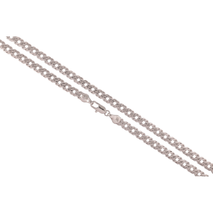 Ланцюжок Xuping Родій Плетіння Подвійний Ромб довжина 60см х 5мм фото №22