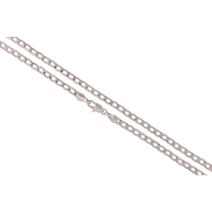 Ланцюжок Xuping Родій Плетіння Панцирне з візерунком довжина 59см х 4мм фото №24