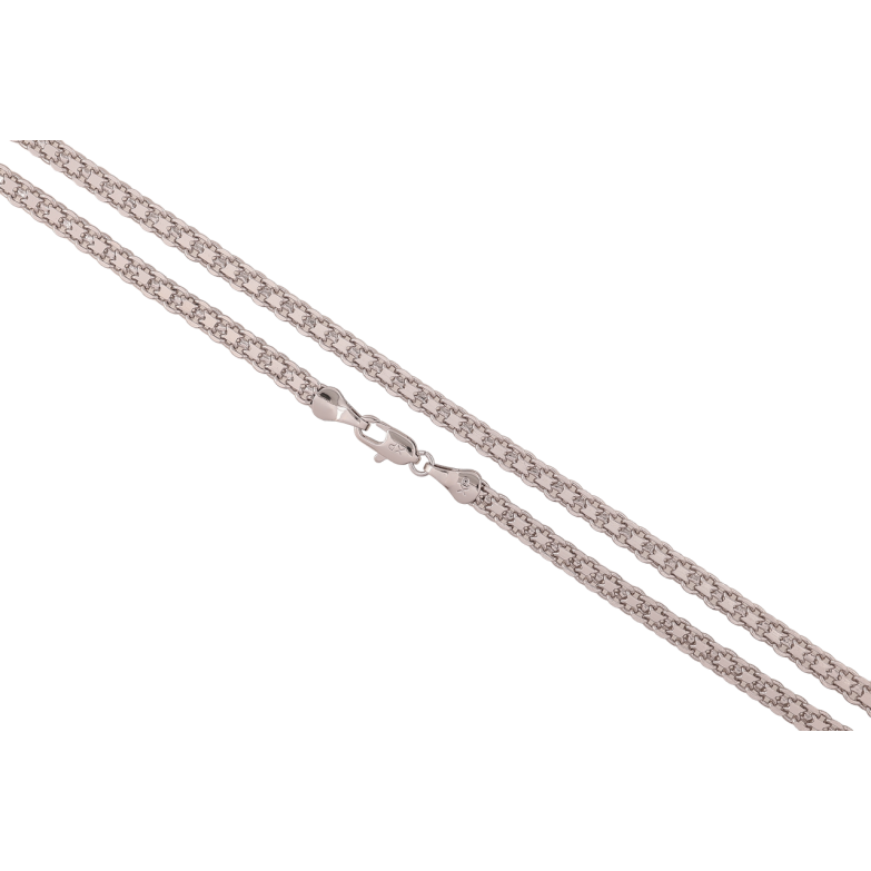 Ланцюжок Xuping Родій Плетіння Італійський Бісмарк довжина 60см х 4мм фото №1