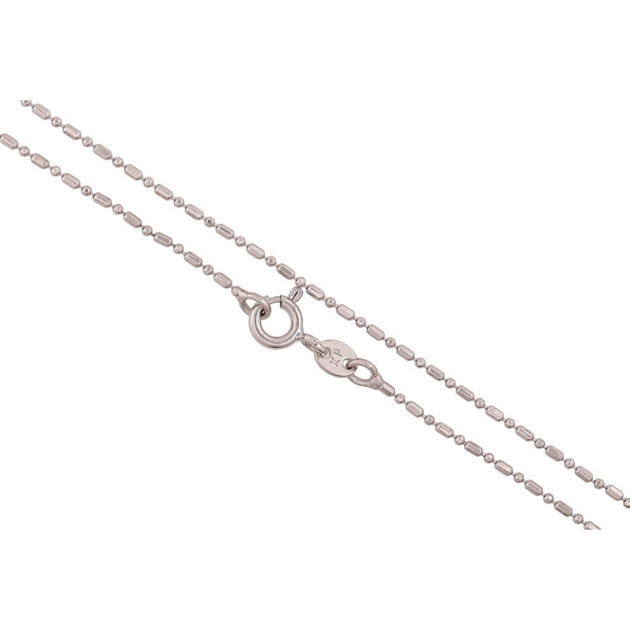 Ланцюжок Xuping Родій Плетіння Перлина довжина 59см х 1мм фото №1