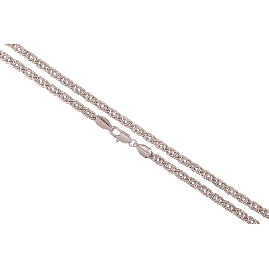 Ланцюжок Xuping Родій Плетіння Пташине Око довжина 60см х 4мм фото №1