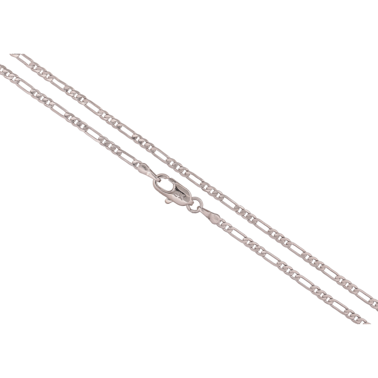 Ланцюжок Xuping колір Родій Плетіння Фігаро довжина 60см х 2мм фото №21