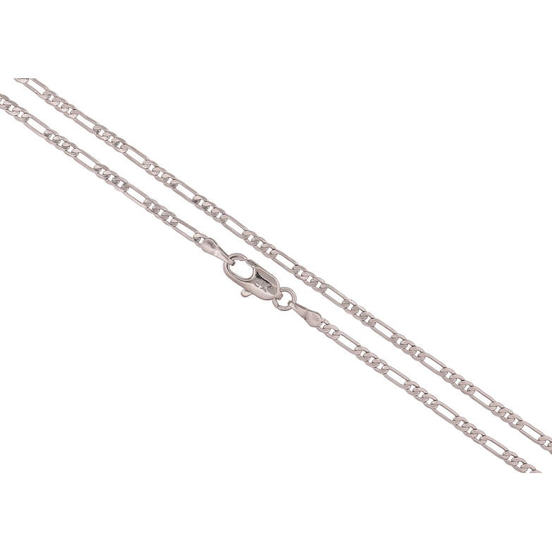 Цепочка Xuping цвет Родий Плетение Фигаро длина 60см х 2мм фото №1 Цепочка Xuping цвет Родий Плетение Фигаро длина 60см х 2мм фото №1