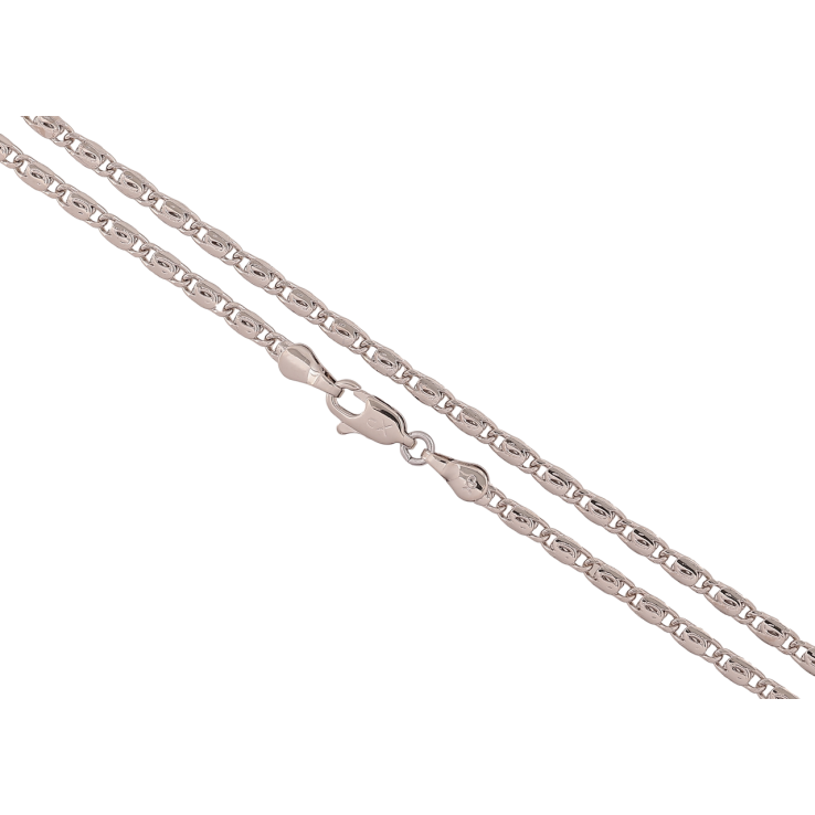 Ланцюжок Xuping Колір Родій Плетіння Равлик довжина 60см х 3мм фото №24