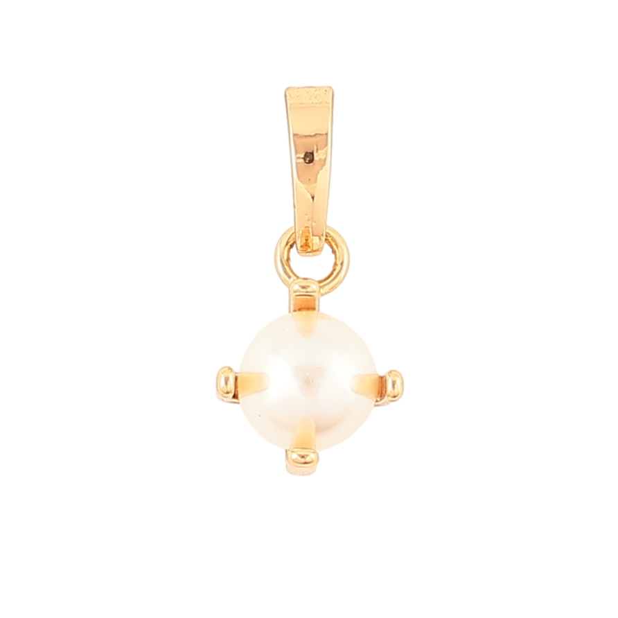 Кулон Xuping Позолота колір 18K Перлина, ø 6мм для ланцюжка до 5мм фото №1