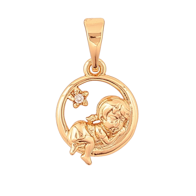 Кулон Xuping Позолота колір 18K Солодкий сон для ланцюжка до 5мм фото №1 Кулон Xuping Позолота колір 18K Солодкий сон для ланцюжка до 5мм фото №1