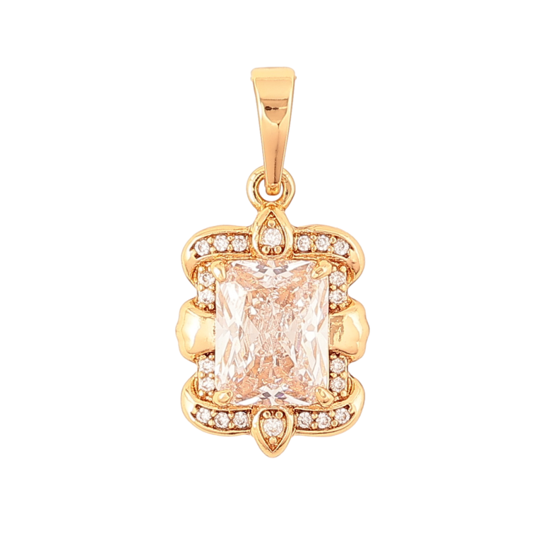 Кулон Xuping цвет Позолота 18K Кристальный блеск для цепочки до 6мм фото №3