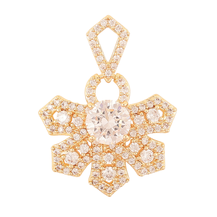 Кулон Xuping M&L Колір 18К Кришталева сніжинка для ланцюжка до 3 мм фото №16