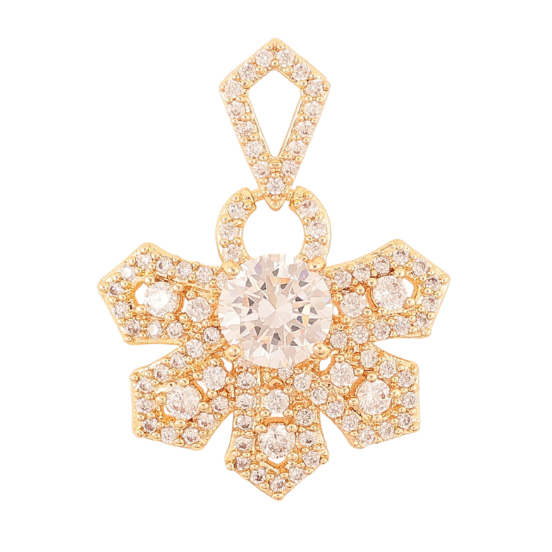 Кулон Xuping M&L Колір 18К Кришталева сніжинка для ланцюжка до 3 мм фото №1