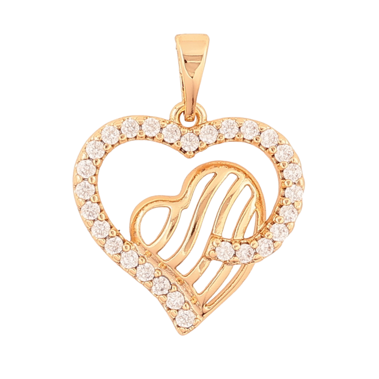 Кулон Xuping Позолота колір 18K Сердечко для ланцюжка до 5мм фото №18 Кулон Xuping Позолота колір 18K Сердечко для ланцюжка до 5мм фото №18