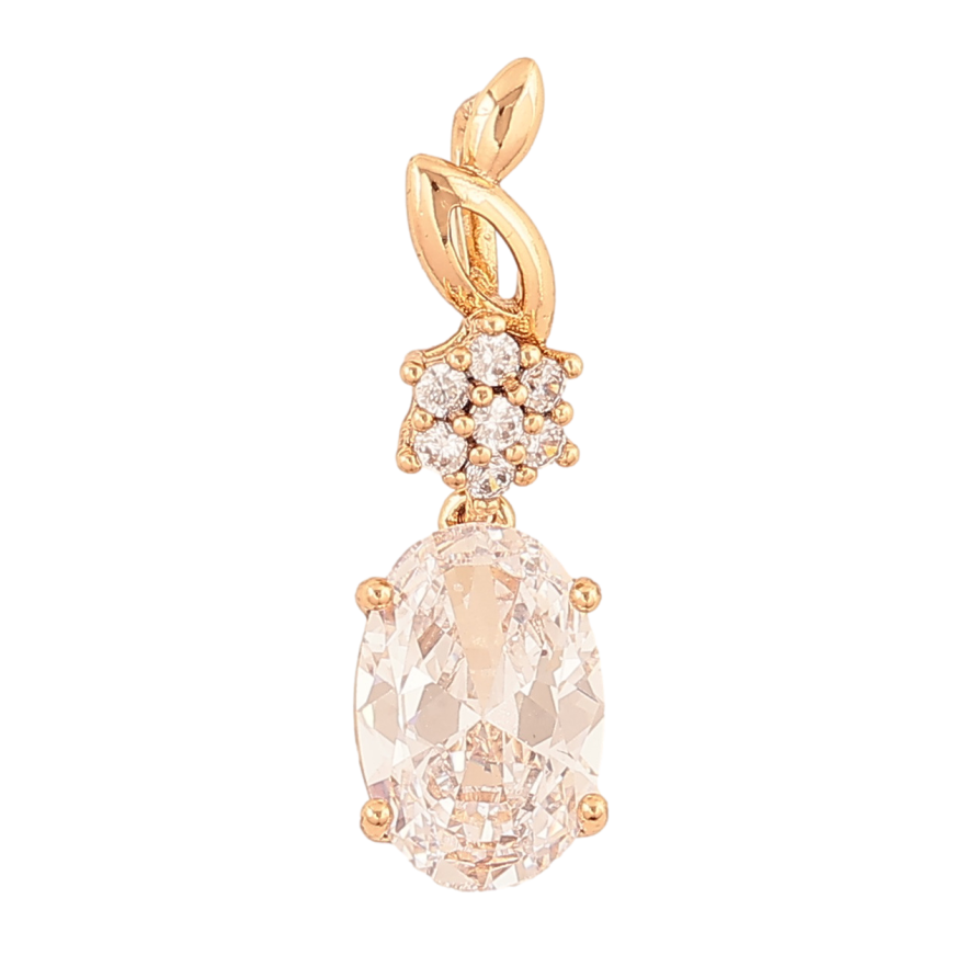 Кулон Xuping цвет Позолота 18K Кристальный блеск для цепочки до 2мм фото №1