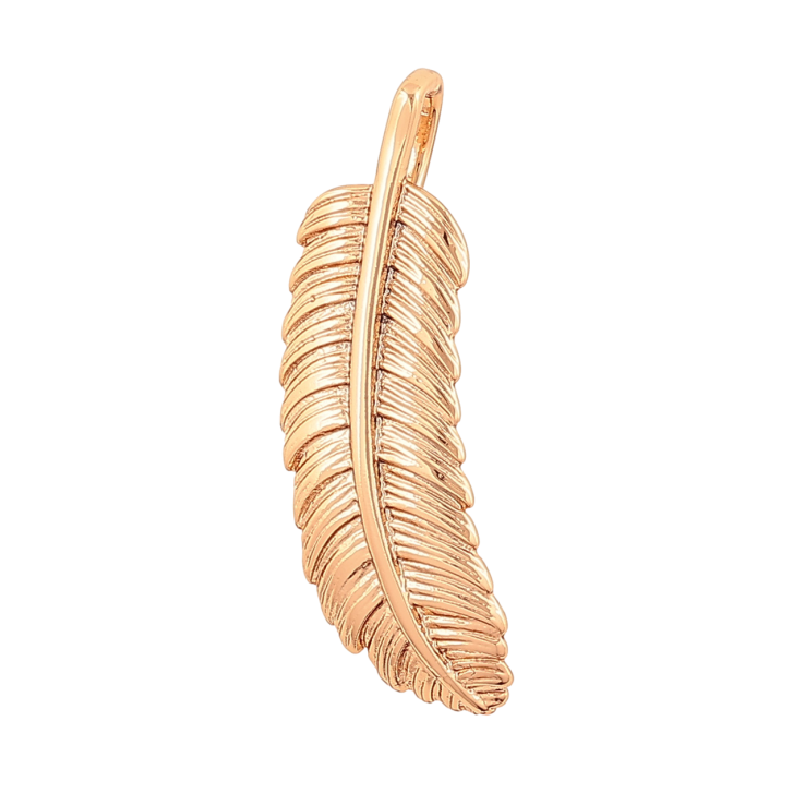 Кулон Xuping Позолота колір 18K Перо для цепочки до 5мм фото №19 Кулон Xuping Позолота колір 18K Перо для цепочки до 5мм фото №19