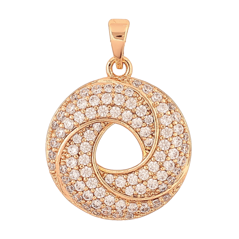 Кулон Xuping Позолота колір 18K Інкрустація кристалами для ланцюжка до 5мм фото №1