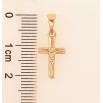 Кулон Xuping Колір Позолота 18K Хрест з Розп'яттям для ланцюжка до 5мм фото №2