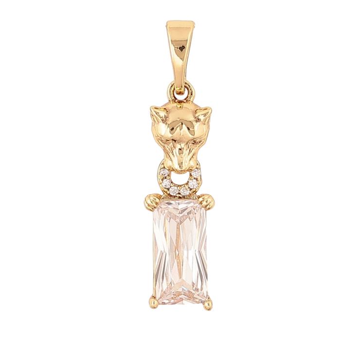 Кулон Xuping Колір Позолота 14K Леопард з кристалом для ланцюжка до 5мм фото №16 Кулон Xuping Колір Позолота 14K Леопард з кристалом для ланцюжка до 5мм фото №16