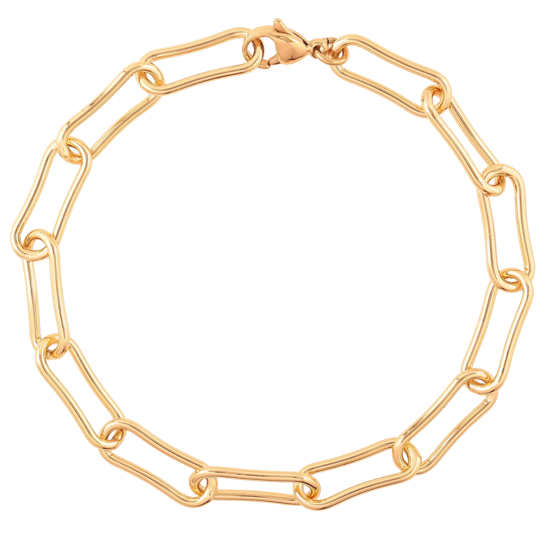 Браслет Xuping Колір Позолота 18K Ланцюжок Фантазійний розмір 21см х 7мм фото №5