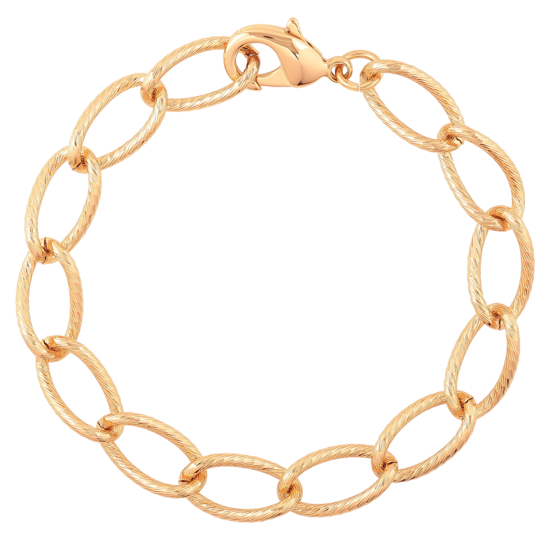 Браслет Xuping Колір Позолота 18K Ланцюжок Фантазійний розмір 21см х 10мм фото №4