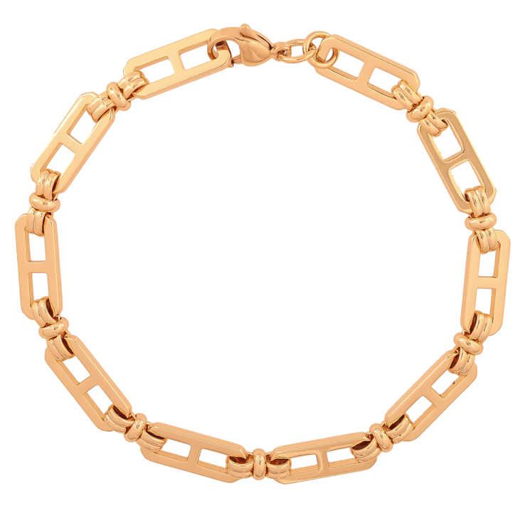 Браслет Xuping Колір Позолота 18K Ланцюжок Фантазійний розмір 20см х 6мм фото №17