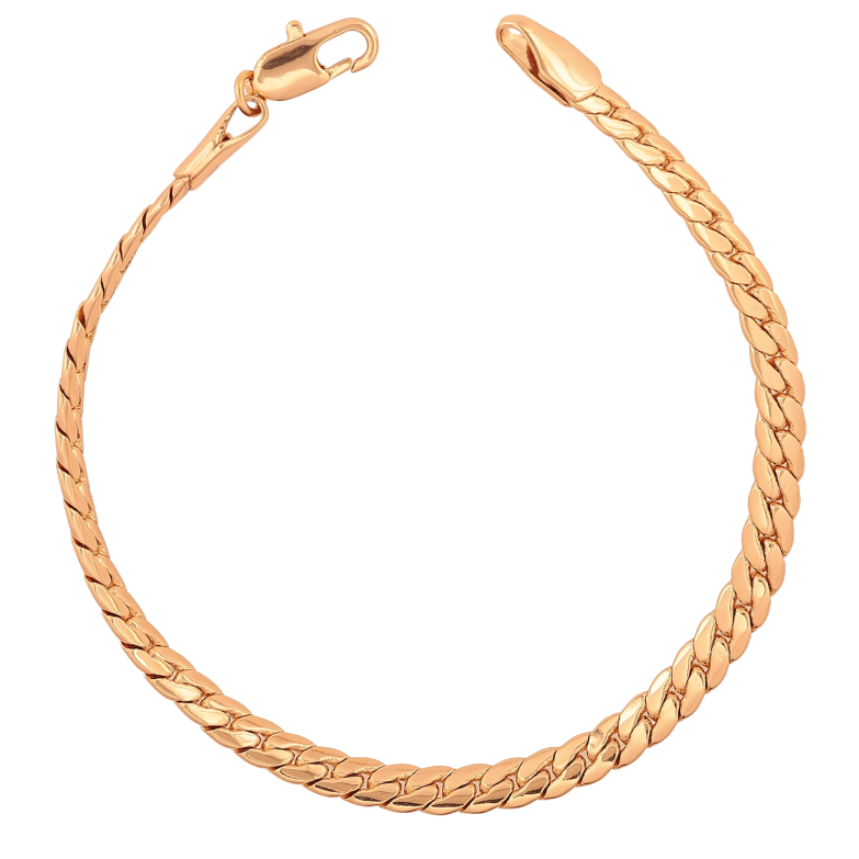 Браслет Xuping Цвет Позолота 18K Цепочка Париджина размер 19см х 5мм фото №1