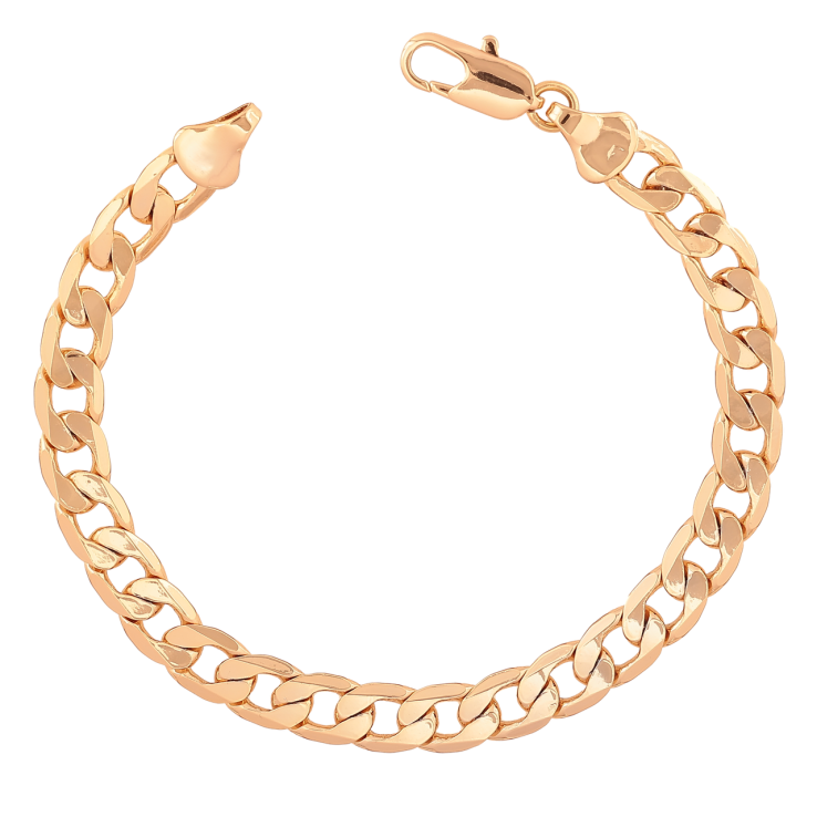 Браслет Xuping Колір Позолота 18K Ланцюжок Панцирний розмір 18.5см х 7мм фото №13