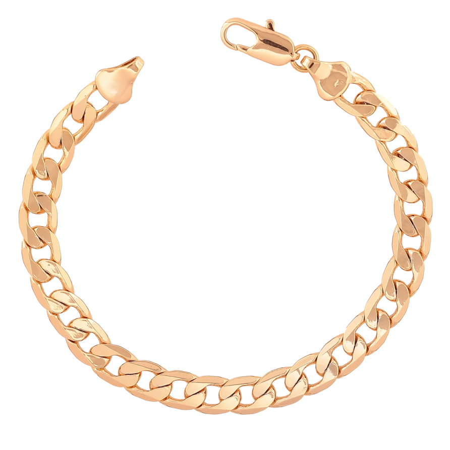 Браслет Xuping Колір Позолота 18K Ланцюжок Панцирний розмір 18.5см х 7мм фото №1