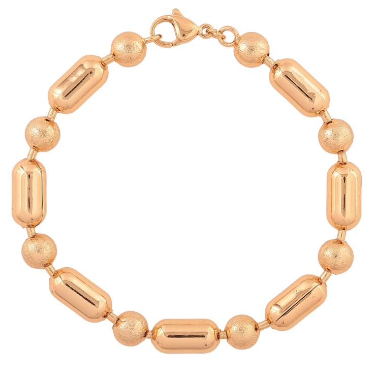 Браслет Xuping Колір Позолота 18K Ланцюжок Перлина розмір 19см х 6,5мм фото №5