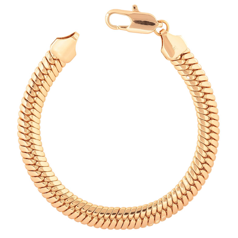 Браслет Xuping Колір Позолота 18K Ланцюжок Снейк розмір 21см х 9мм фото №1