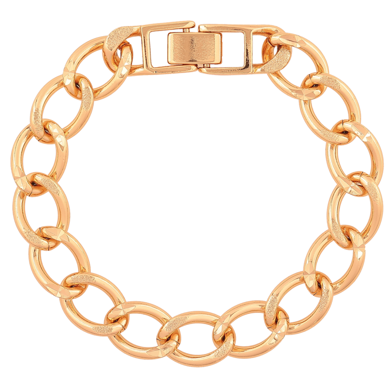 Браслет Xuping Колір Позолота 18K Ланцюжок Панцирний розмір 18,5см х 10мм фото №1