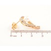 Серьги Xuping Цвет Позолота 18K пусеты Инкрустация кристаллами с жемчужинами фото №2 Серьги Xuping Цвет Позолота 18K пусеты Инкрустация кристаллами с жемчужинами фото №2