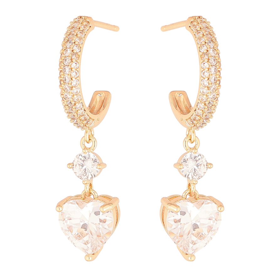 Серьги Xuping Цвет Позолота 18K пусеты Инкрустация кристаллами фото №1 Серьги Xuping Цвет Позолота 18K пусеты Инкрустация кристаллами фото №1