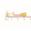 Серьги Xuping Цвет Позолота 18K пусеты Подвески с желтыми кристаллами фото №2 Серьги Xuping Цвет Позолота 18K пусеты Подвески с желтыми кристаллами фото №2