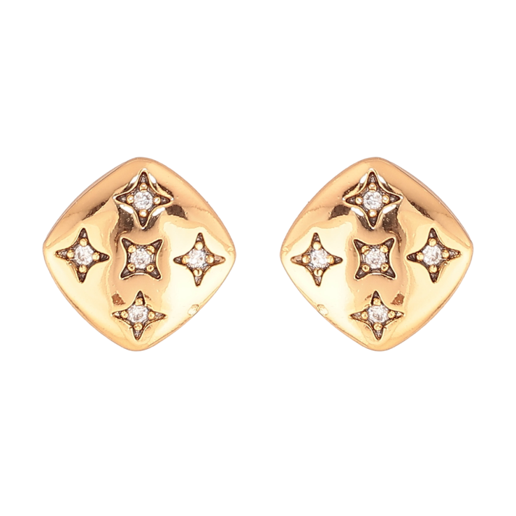 Серьги Xuping Цвет Позолота 18K пусеты Звезды с кристаллами фото №18 Серьги Xuping Цвет Позолота 18K пусеты Звезды с кристаллами фото №18