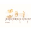 Серьги Xuping Цвет Позолота 18K пусеты Листики фото №2
