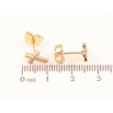 Серьги Xuping Цвет Позолота 18K пусеты Крестики с кристаллами фото №2