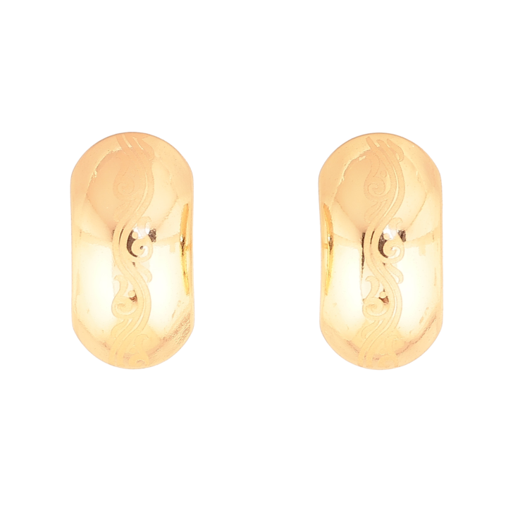 Серьги Xuping Цвет Позолота 18K пусеты Узор напылением фото №11 Серьги Xuping Цвет Позолота 18K пусеты Узор напылением фото №11