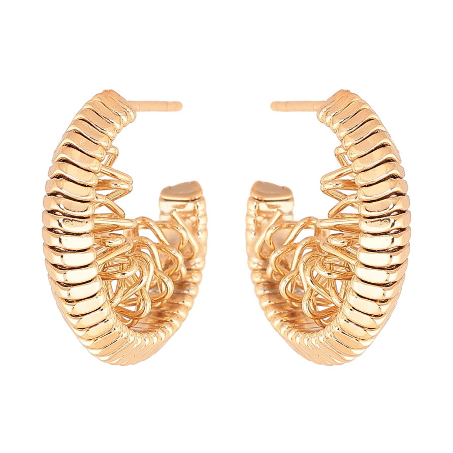 Серьги Xuping Цвет Позолота 18K пусеты Декоративные дуги фото №1 Серьги Xuping Цвет Позолота 18K пусеты Декоративные дуги фото №1