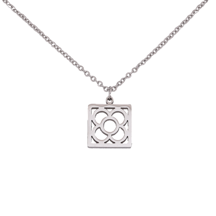 Подвеска на цепочке Нержавеющая сталь Клевер длина 41-46см х 1.5мм фото №19