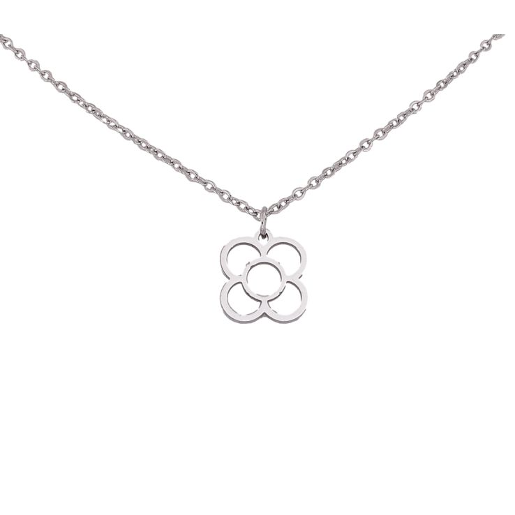 Подвеска на цепочке Нержавеющая сталь Цветочек длина 40-45см х 1.5мм фото №14