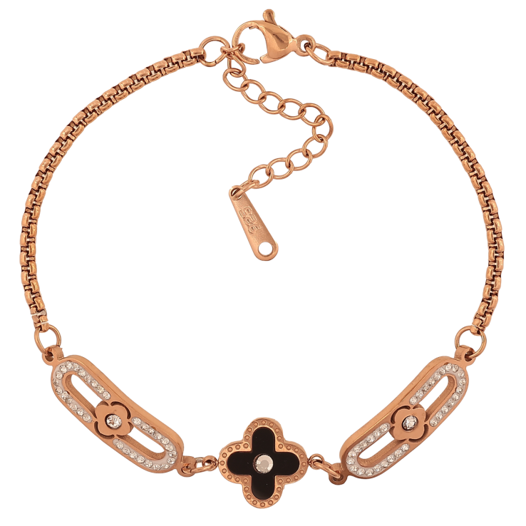 Браслет Нержавеющая сталь Цепочка с декоративной вставкой размер с доп.цепочкой 17-20,5 см х 2-11 мм фото №15