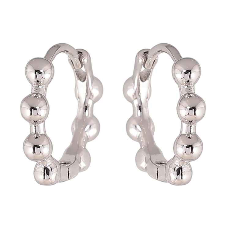 Сережки Xuping колір Родій колечка Декоративні фото №16