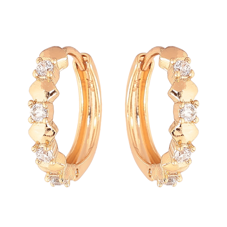 Сережки Xuping Колір Позолота 18K колечка Декоративний візерунок фото №1 Сережки Xuping Колір Позолота 18K колечка Декоративний візерунок фото №1