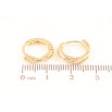 Сережки Xuping Колір Позолота 18K колечка Декоративний візерунок фото №2