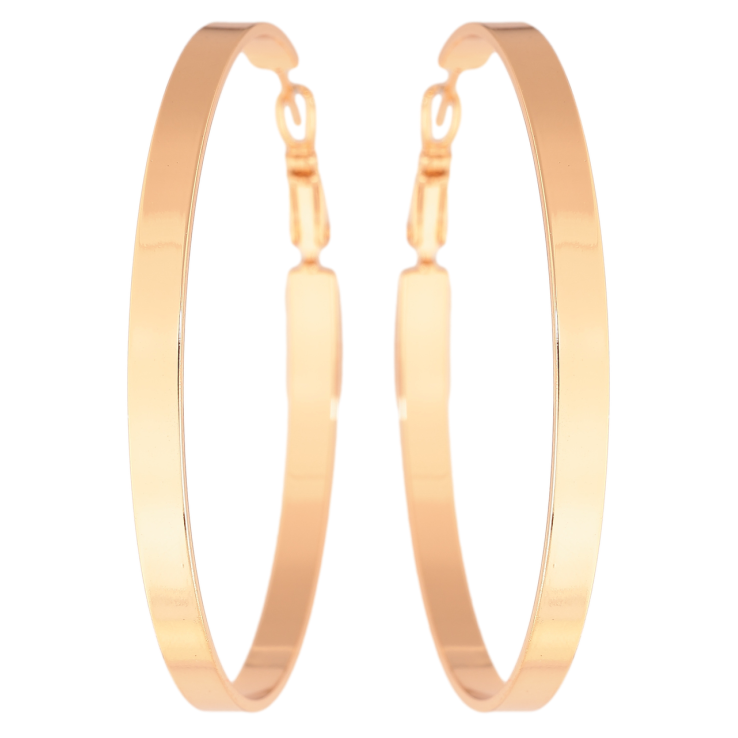 Сережки Xuping колір Позолота 18K кільця (конго) Класика ø 5.5см фото №6