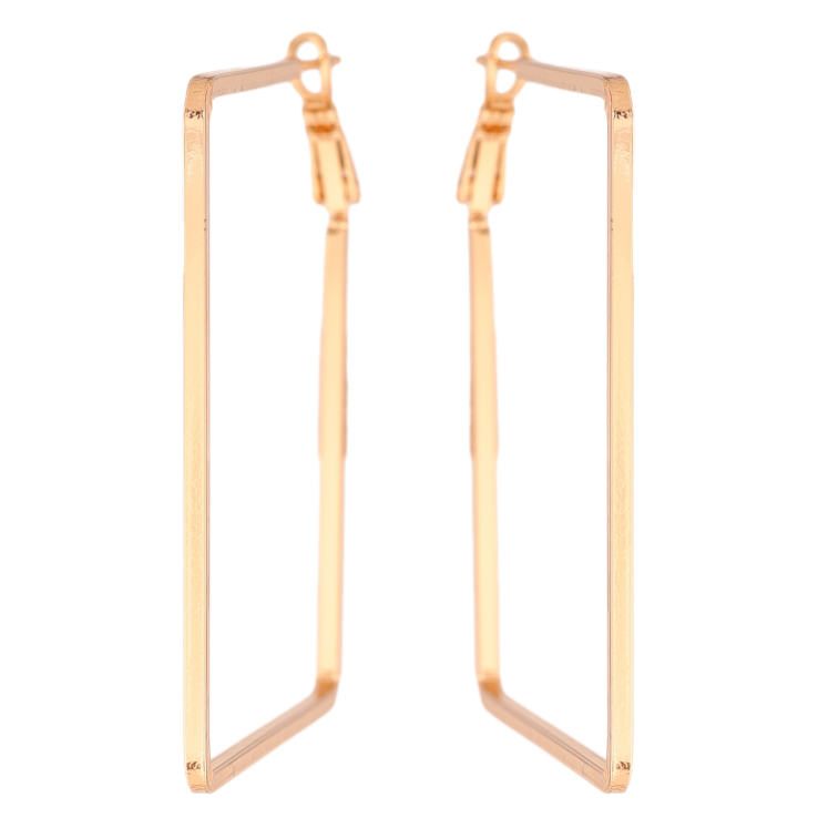 Сережки Xuping колір Позолота 18K італійський замок Квадратні 5х5см фото №16 Сережки Xuping колір Позолота 18K італійський замок Квадратні 5х5см фото №16